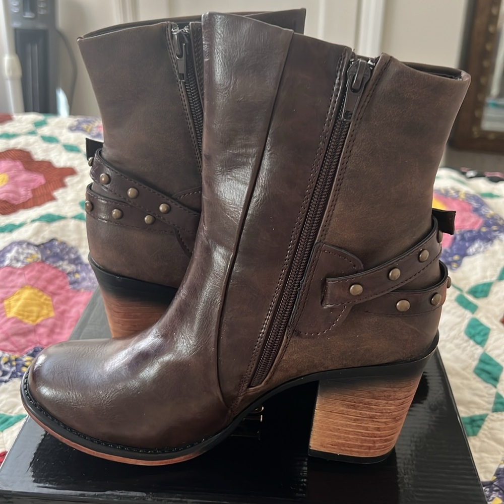 Pierre Dumas Ravenna-14 faux leather boots